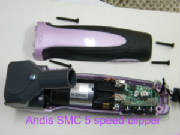 Photo of internals of an Andis SMC 5 speed clipper