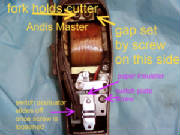 Picture of the insides of an Andis Master barber clipper