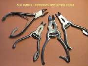 photo of compound and simple nail cutters