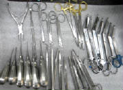 photo of a bunch of instruments for sharpening